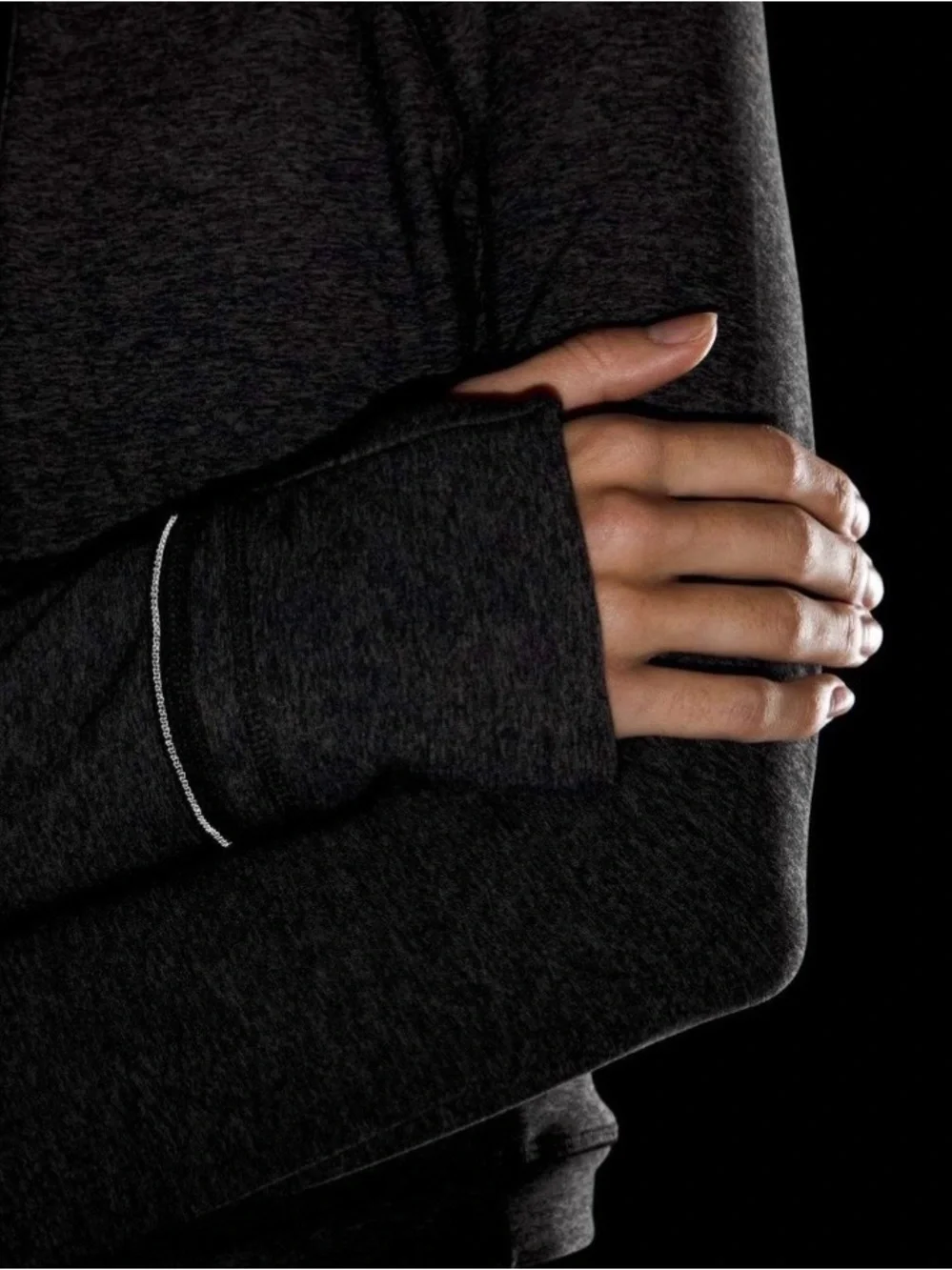 Lululemon Its Rulu Run Cropped Half Zip Pullover